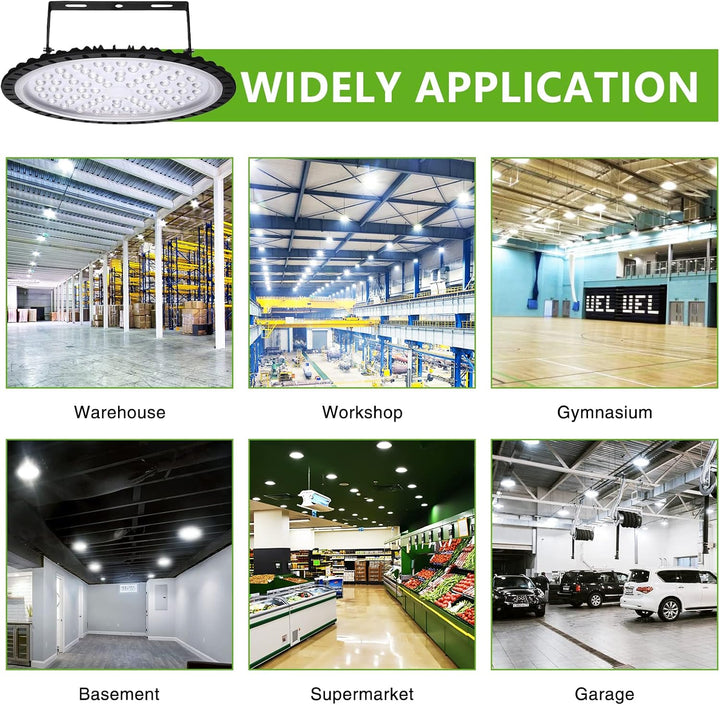 LED UFO Industrielampe, Sararoom LED Strahler 300W LED Scheinwerfer Kaltweiss 6000K 30000LM LED Stra