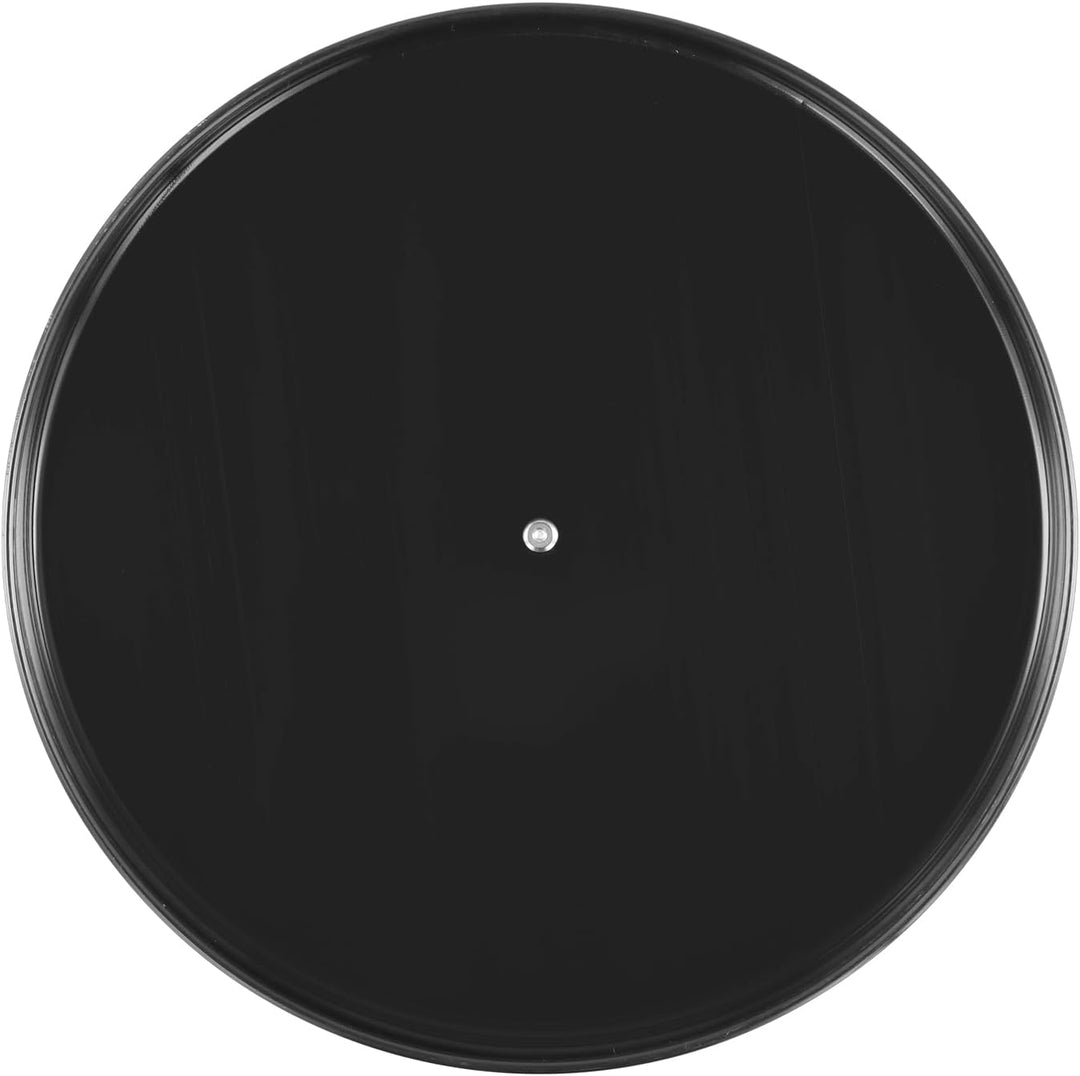 3 Stück 30cm Lazy Susan Drehteller, 360° drehbar Gewürzregal Drehteller Organizer Schwarz Metall, Dr