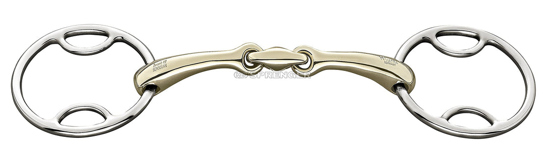 Sprenger Dynamic RS Multi Ring Gebiss doppelt gebrochen 16mm 13,5cm, 13,5cm
