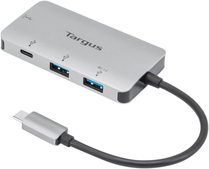Targus USB Hub, USB Adapter von USB-C auf je 2x USB-A 3.2 und USB-C, Dockingstation mit USB-A Schnel