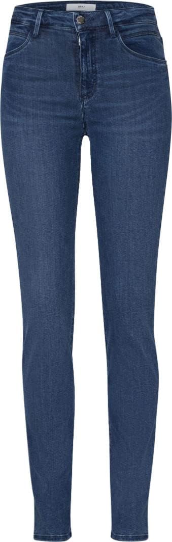 BRAX Damen Style Shakira Revolution Free to Move Blue Planet Jeans 26W / 32L Used Light Blue, 26W /