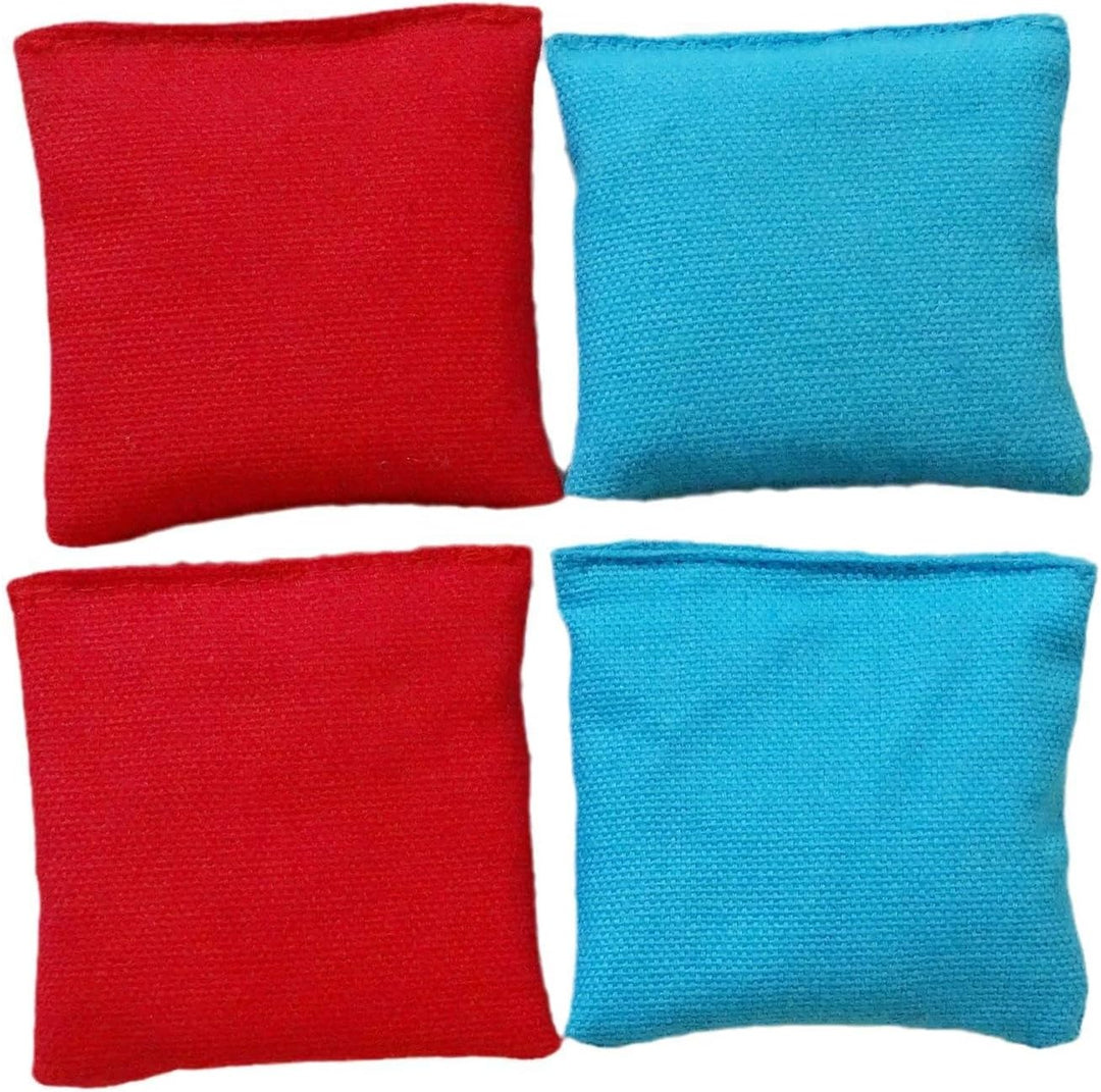 Yuragim Cornhole Säckchen, 10 Stück 8 x 8cm Sitzsäcke Werfen Bunte Sandsäckchen Wurfsäckchen für Cor
