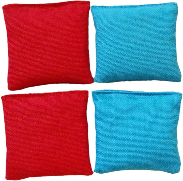 Yuragim Cornhole Säckchen, 10 Stück 8 x 8cm Sitzsäcke Werfen Bunte Sandsäckchen Wurfsäckchen für Cor