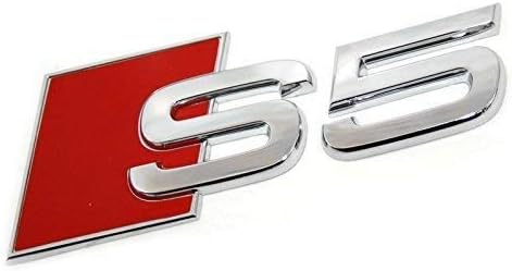 Audi Schriftzug S5 Original A5 Tuning Emblem Heckklappe Variante S Chrom