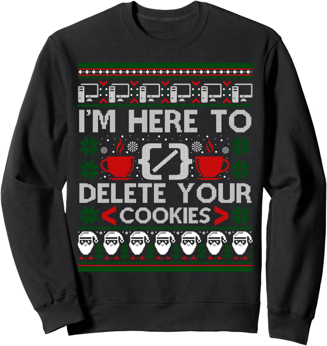 Ugly Christmas Sweater Informatic Cookies Programmierer Sweatshirt