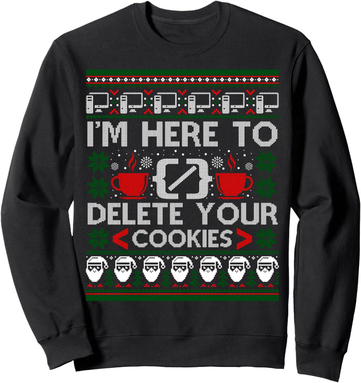 Ugly Christmas Sweater Informatic Cookies Programmierer Sweatshirt