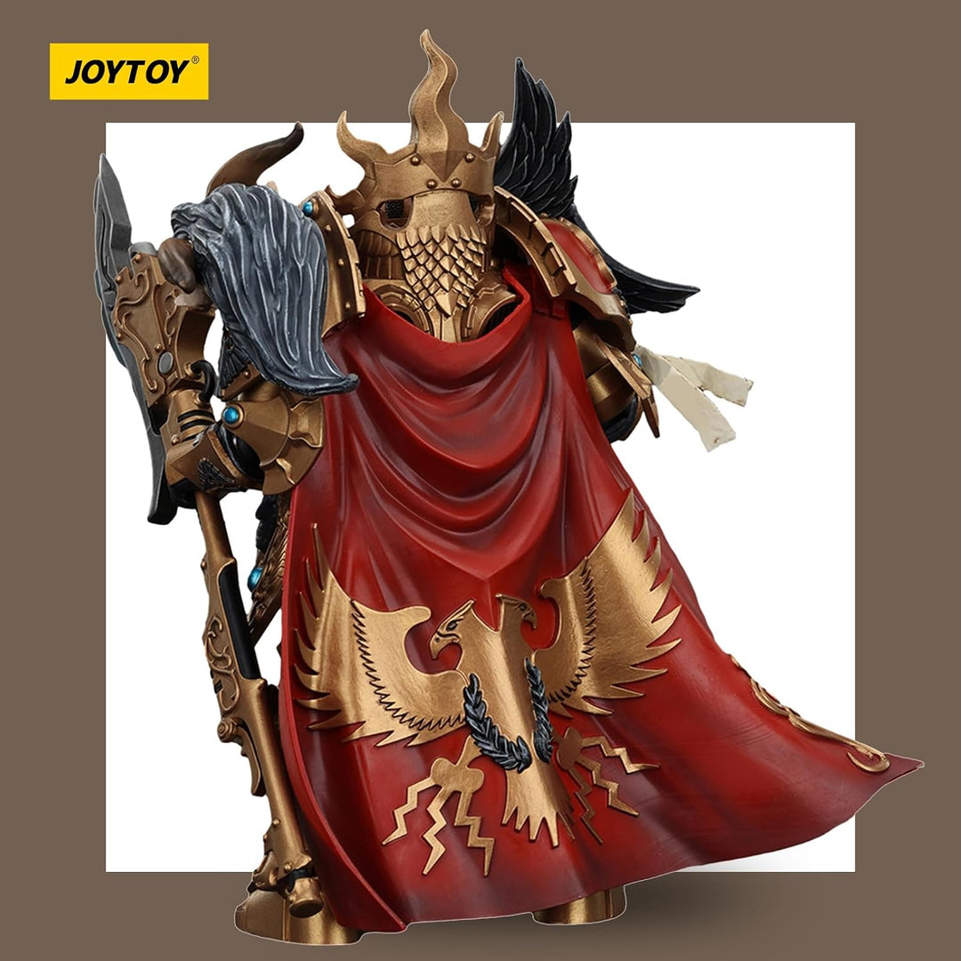 JOYTOY Warhammer 40k Legio Custodes Constantin Valdor, Captain-General of The Legio Custodes 1/18 Ac