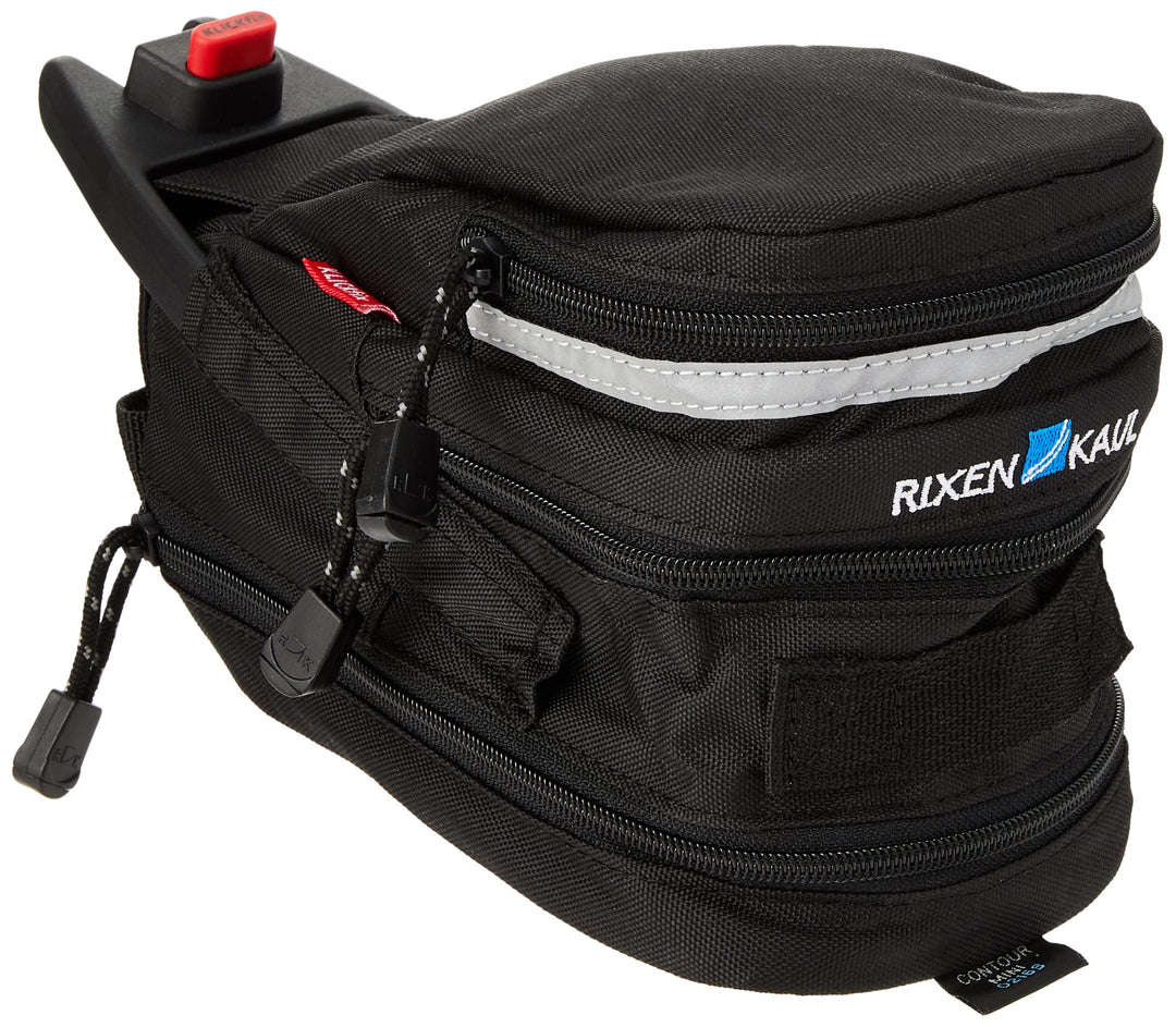 KLICKfix Fahrradtasche, schwarz, M Contour Mini Satteltasche, Contour Mini Satteltasche