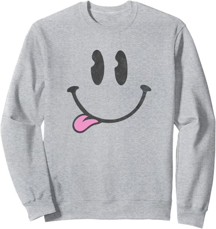 Trendy Happy Smiley Sweatshirt
