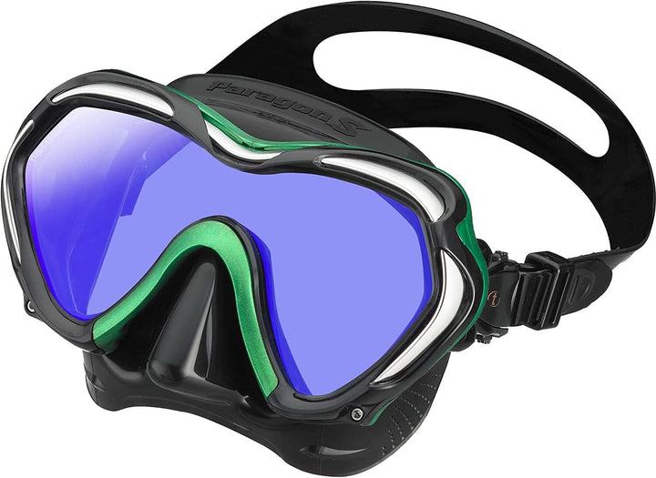 TUSA Paragon M2001SQB - Profi Tauchermaske Energy Green, Energy Green