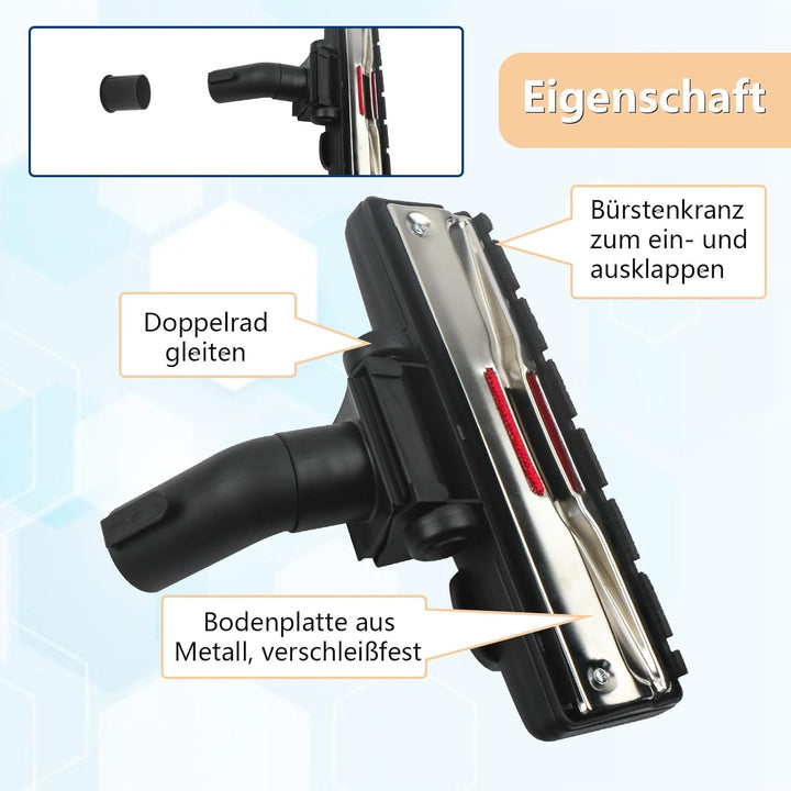 Staubsaugerdüse 32-35 mm,Staubsauger Bürste,kompatibel mit Miele, AEG, Siemens, Bosch, Kärcher etc.