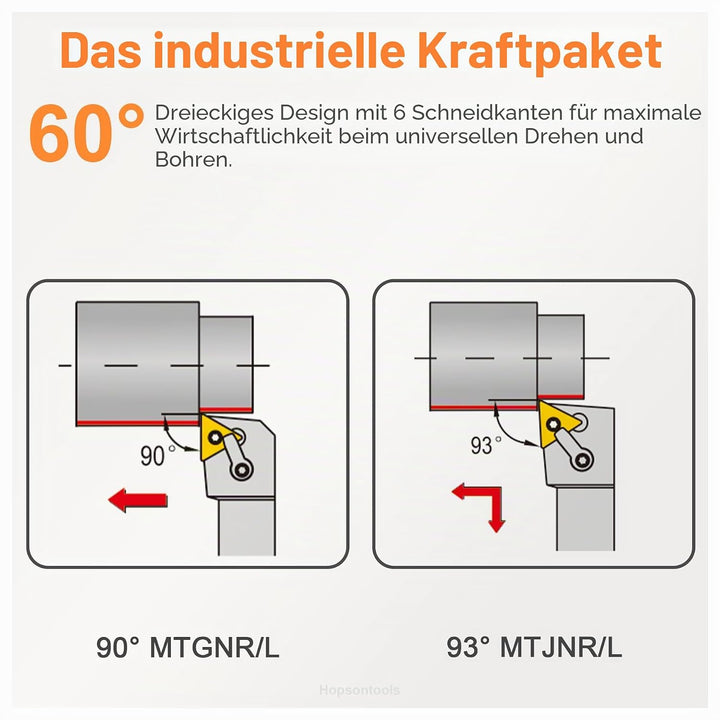CNC Hartmetalleinsätzen Wendeplatten TNMG160408 TNMG332 - universelle Stahlbearbeitung, Dreheinsätze