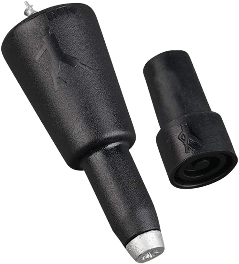 Combi Spike Garnitur mit Gummipuffer für Wanderstock, Stockspitze 16mm, 16mm