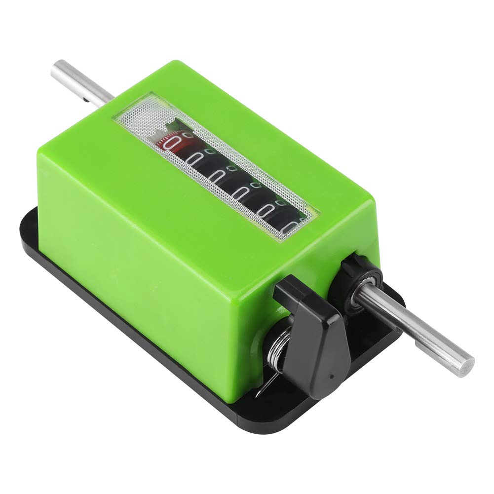 DEWIN Meterzähler, 1pc Mechanischer Längenzähler Meterzähler Rollendes Rad(Grün)