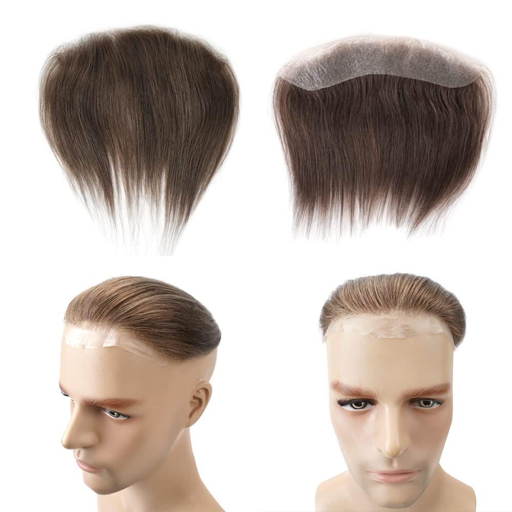 Lordhair Toupet Herren,100% Europäisches Echthaar Herren Toupet Echthaar,V-LOOP Skin Toupet Herren,T