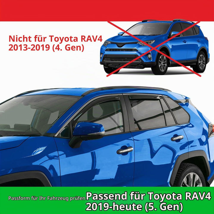 Goodyear Windabweiser für Toyota RAV4 2019-2024, Autofenster Regenschutz, Regenabweiser, Integrierte