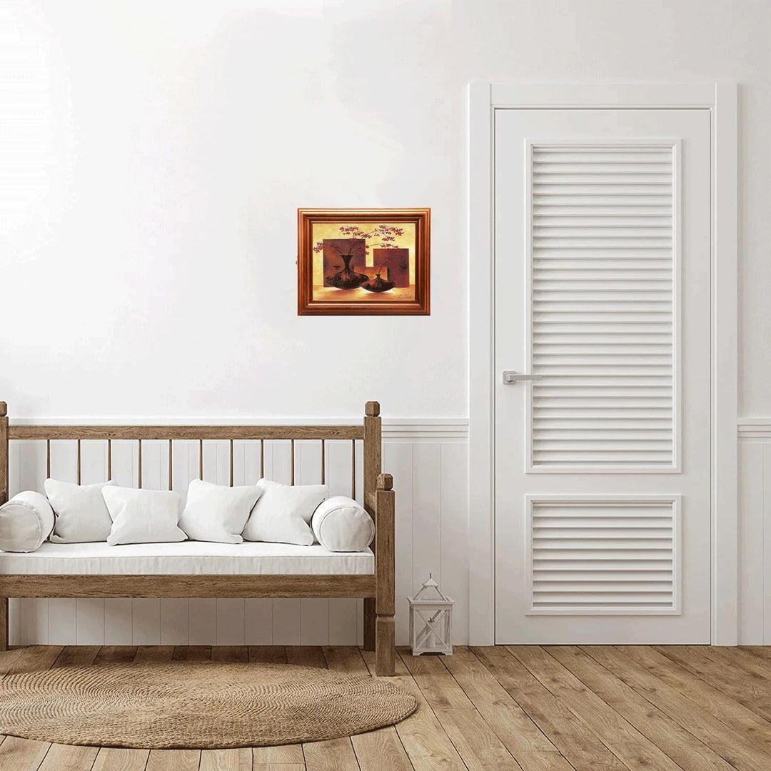 Schlüsselkasten aus Holz Hängeschrank mit Schlüsselbrett Wandorganizer für Schlüsselaufbewahrungm Sc