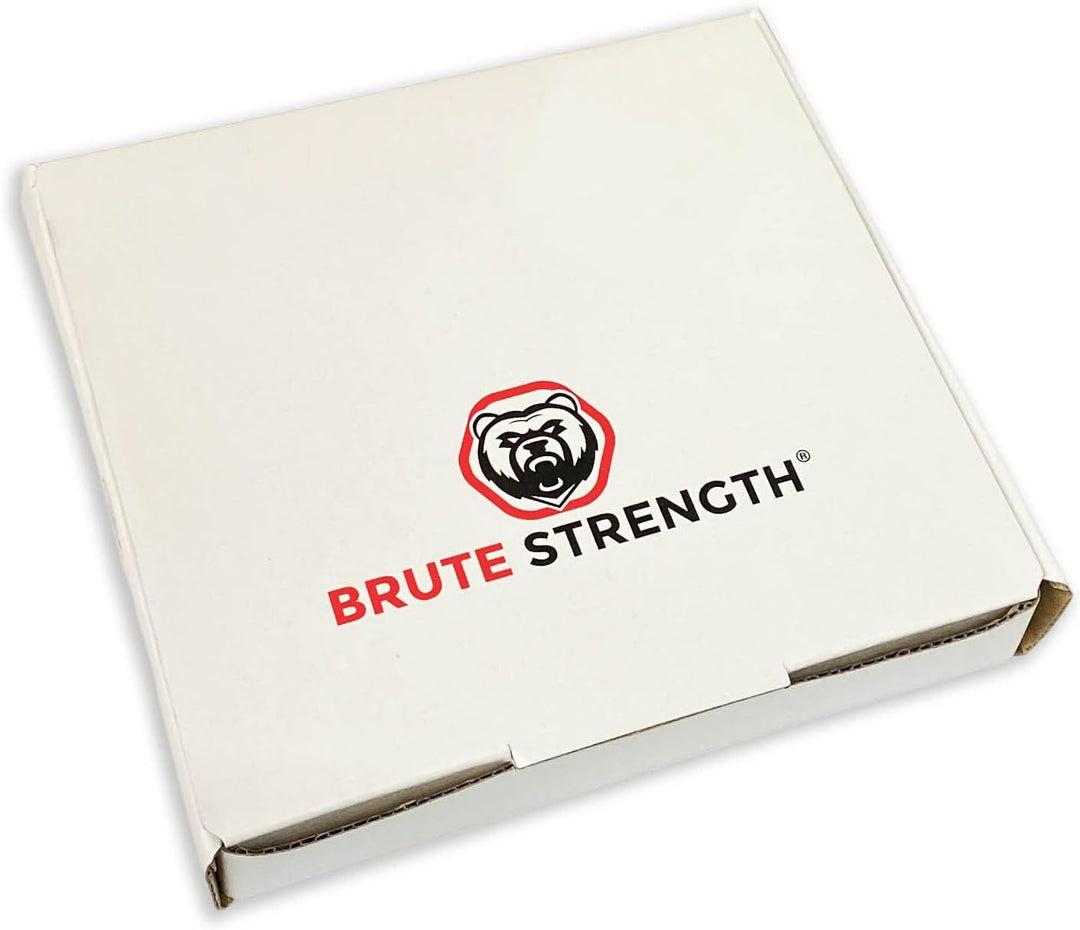 Brute Strength - Ledergriffe für Möbel - Weiss - 4 Stück - 20 x 2,5 cm - Schrankgriff, Türgriff für