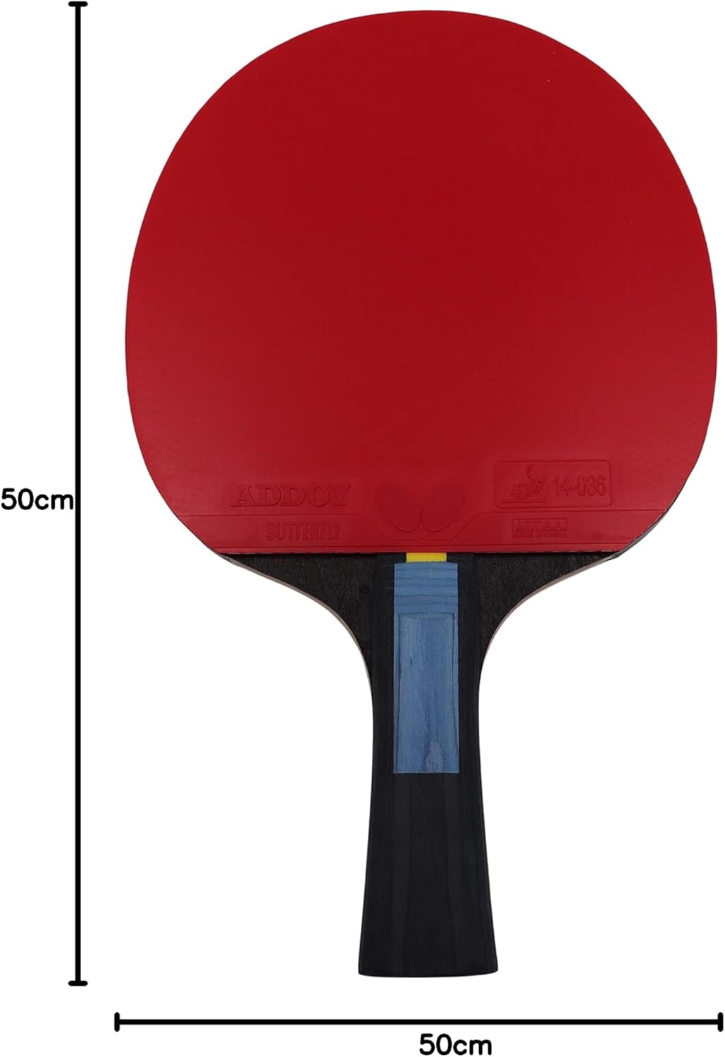 Butterfly Dimitrij Ovtcharov Sapphire Tischtennisschläger | Eva-Technologie | ITTF zertifizierter Ad
