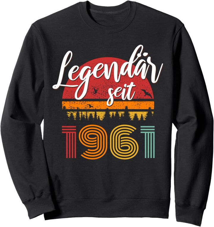 63. Geburtstag Mann Frau 63 Jahre 1961 Deko Lustig Geschenk Sweatshirt