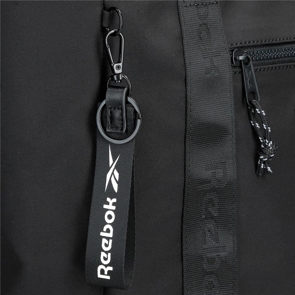 Reebok Damen Elsie Gepäck- Kuriertasche Bandolera Plana Schwarz, Bandolera Plana Schwarz