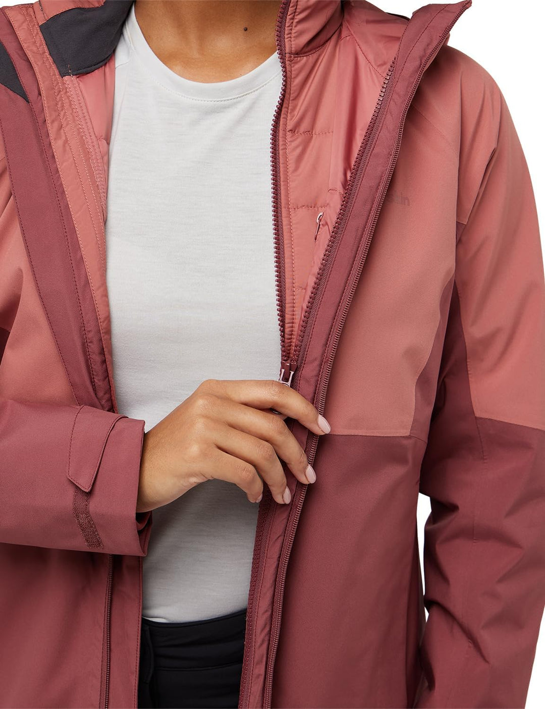 Jack Wolfskin Damen Glaabach 3in1 Jkt M Jacke XS red ochre, XS red ochre