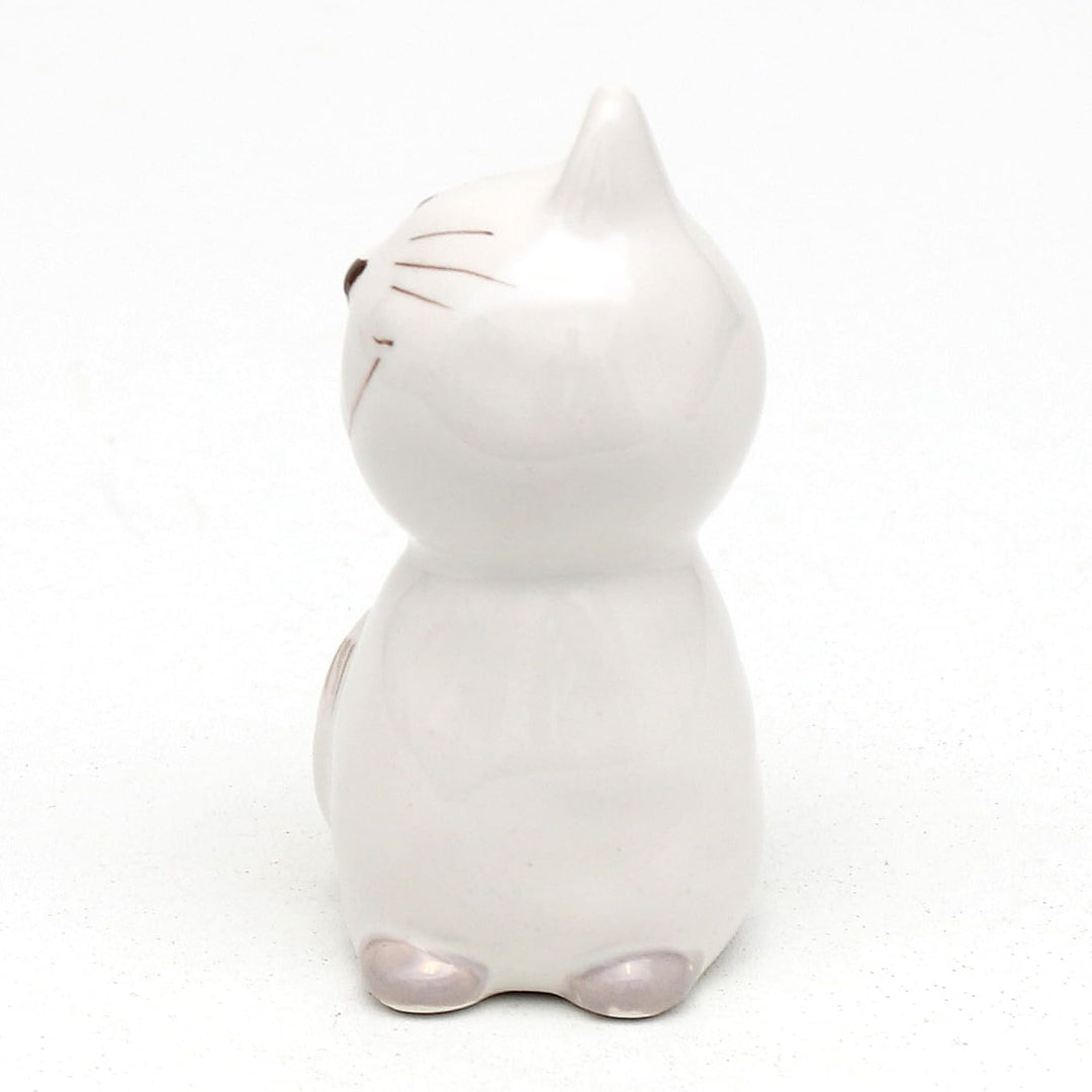 Dekohelden24 2er Set Keramik Salz-/ Pfefferstreuer/Gewürzstreuer als Katzen, Masse ca. 7 x 6 x 7 cm.