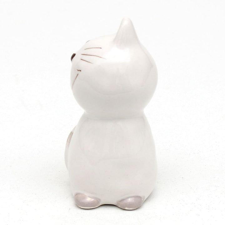 Dekohelden24 2er Set Keramik Salz-/ Pfefferstreuer/Gewürzstreuer als Katzen, Masse ca. 7 x 6 x 7 cm.