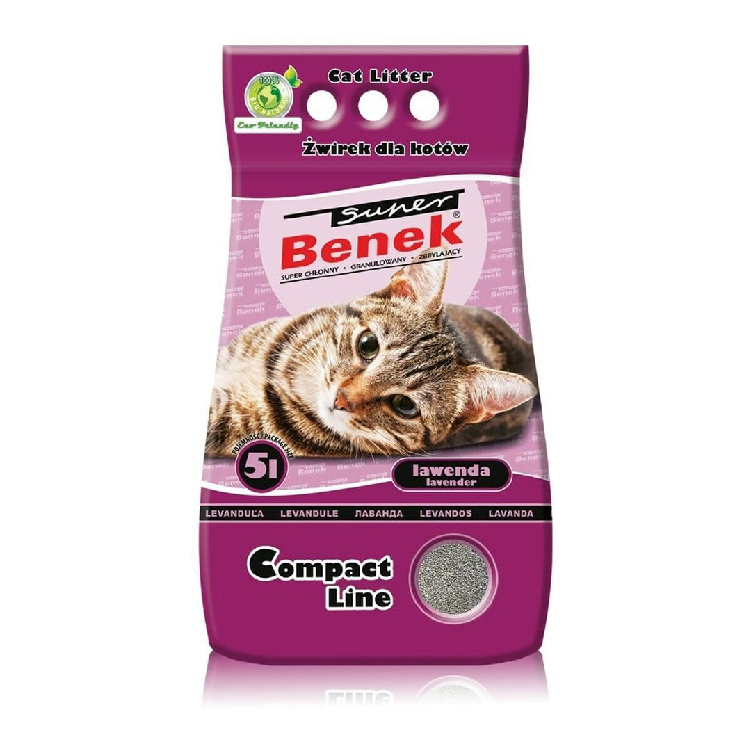 Super Benek Compact Line Katzenstreu mit Lavendelduft