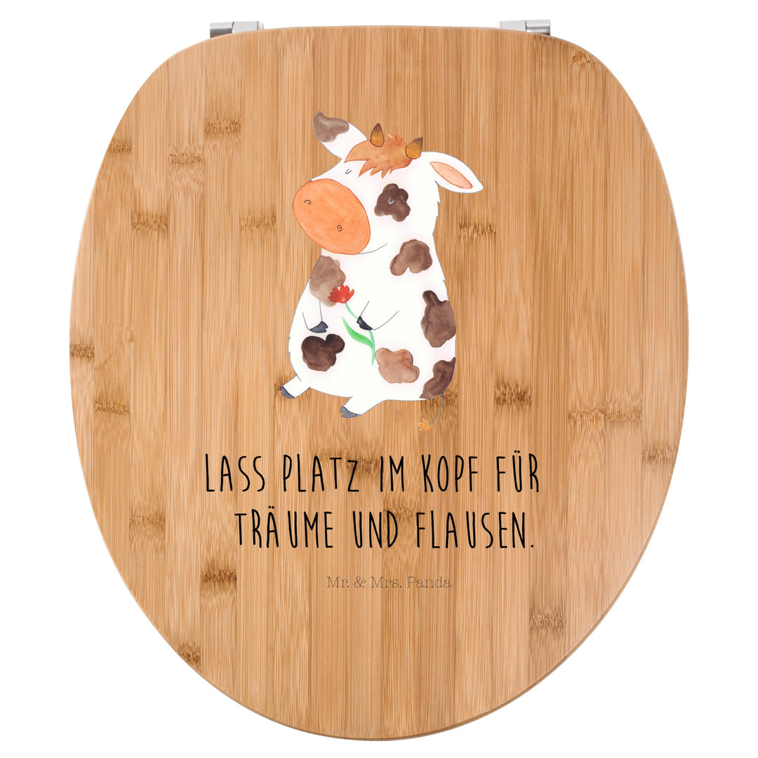 Mr. & Mrs. Panda Motiv WC Sitz Kuh - Geschenk, Landwirt, Motivtion, WC-Sitz, Träume, Bauernhof, Toil