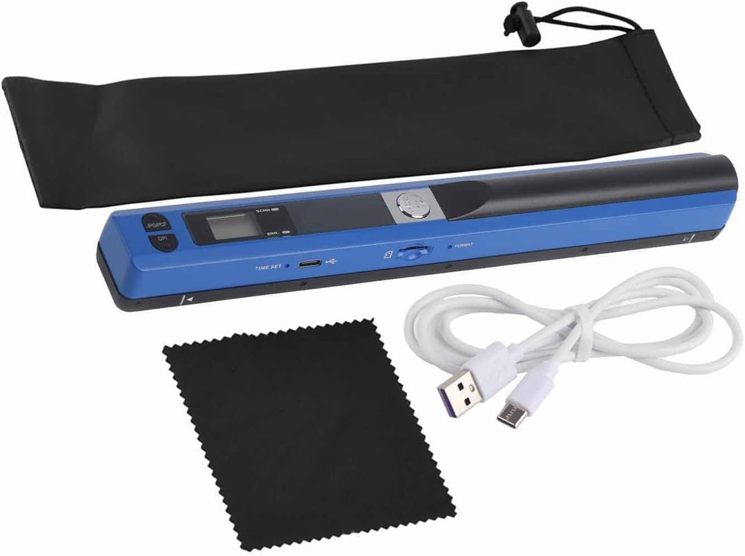 Cuifati Handscanner, Tragbarer Scanner, USB-Stiftscanner, A4-Scan, JPG/PDF, USB 2.0, Klare Bildgebun