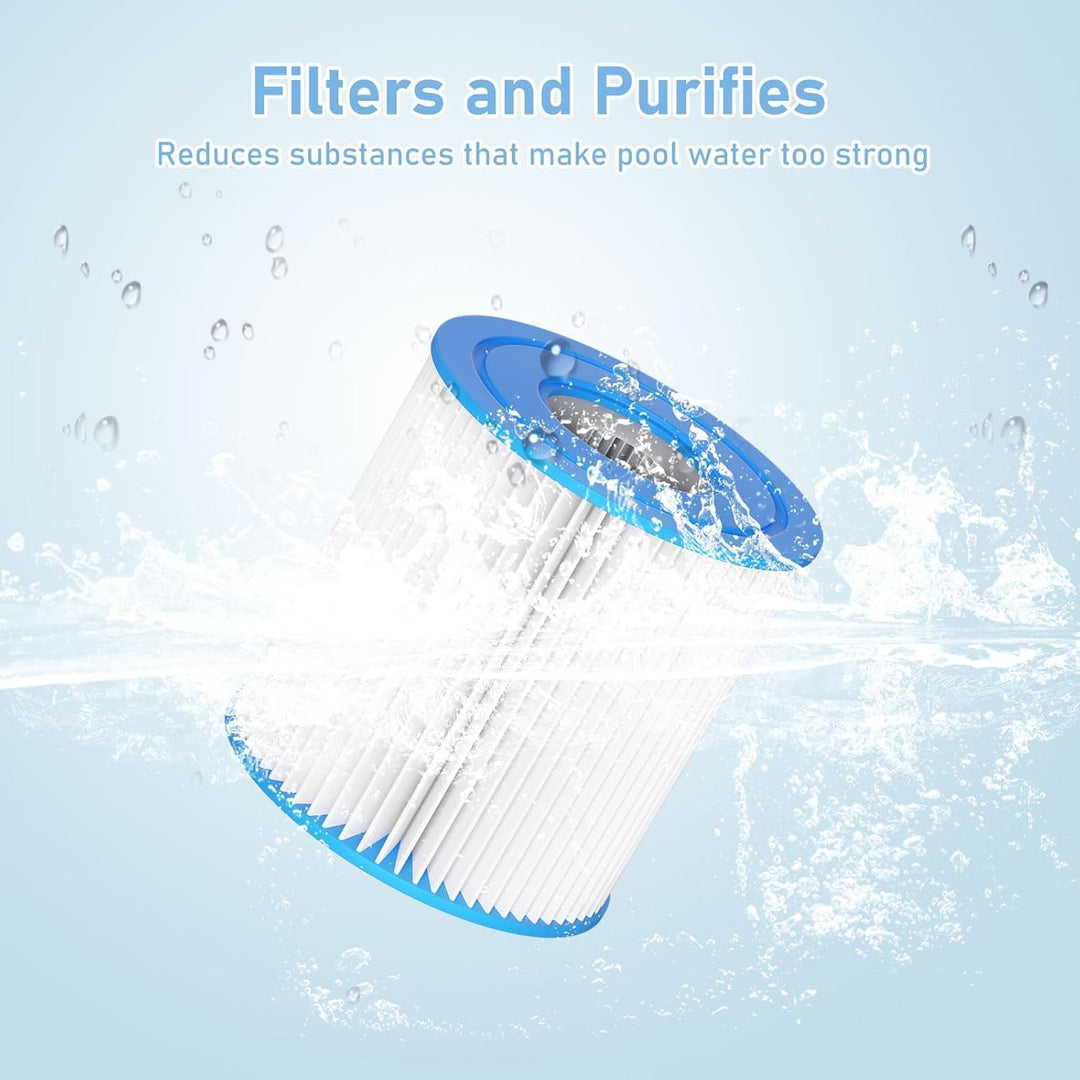 Typ H Pool Filter kartusche als Ersatz für Intex 330 GPH Filter Pumpe für Oberirdische Pools, Ersetz