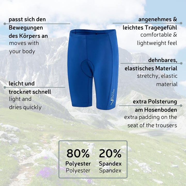 Black Crevice Damen Fahrradhose I Radfahrhose-Damen I Damen Radlerhose I wasserabweisend & schnelltr