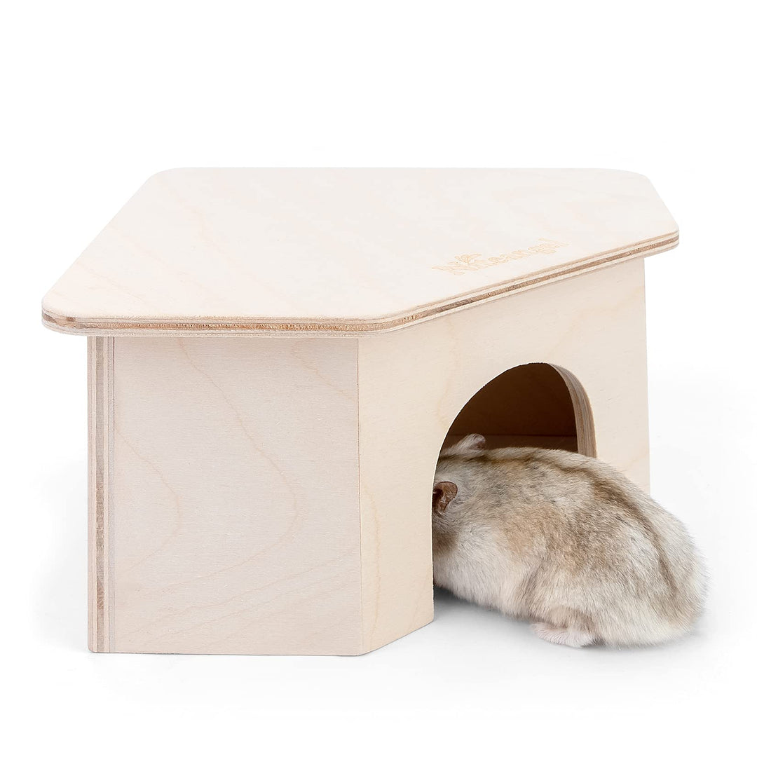 Niteangel Birke Chamber-Maze Hamster Hideout – Kleine Haustiere Wald Haus Lebensräume Dekor für Hams