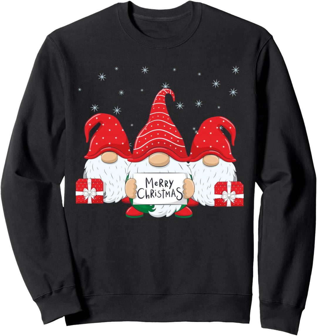 Nordische Weihnachtswichtel Elfen Sweatshirt
