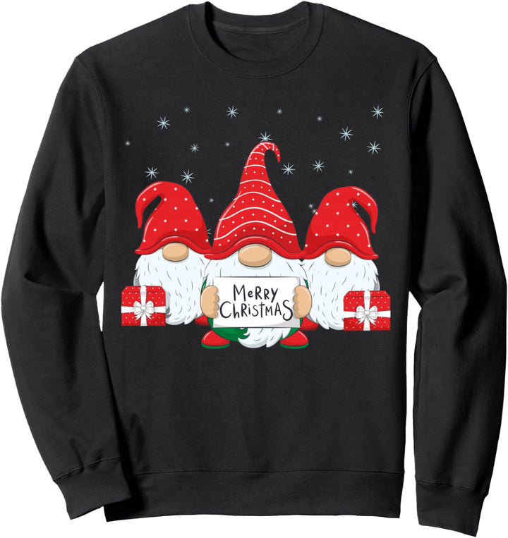 Nordische Weihnachtswichtel Elfen Sweatshirt