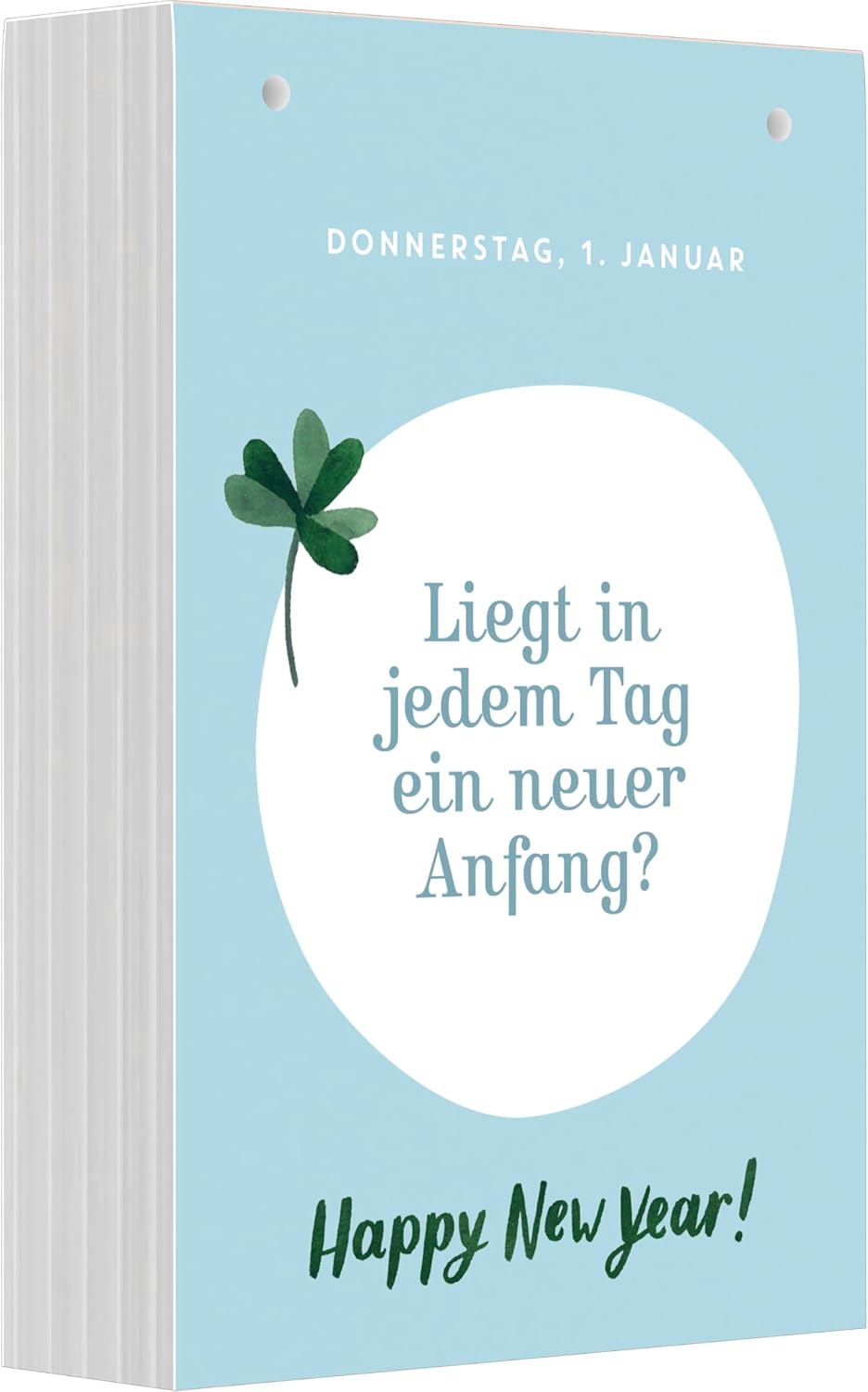 Flow - Der Flow Kalender 2026 - Tischkalender 13x19 cm mit 365 Denkanstössen & Inspirationen, Abreis