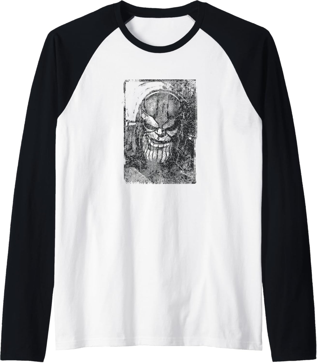 Marvel Avengers Thanos Panel Sketch Raglan