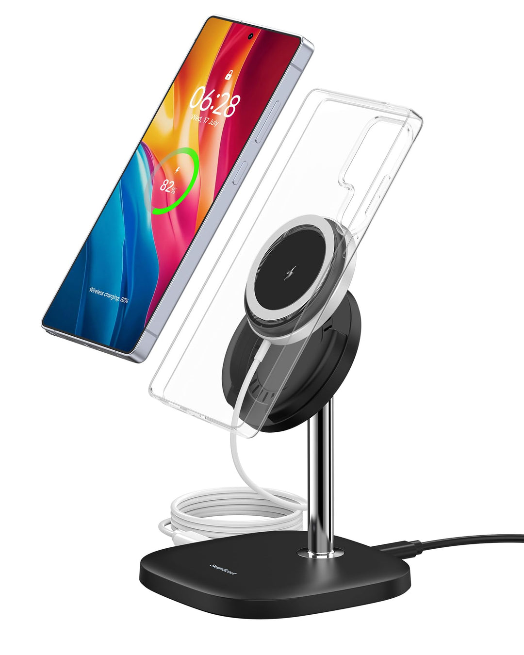 SwanScout Magnetisches Induktive Ladegerät für Samsung Galaxy S26 Ultra/S26/S25/S24/S23/S22/Z Fold/Z