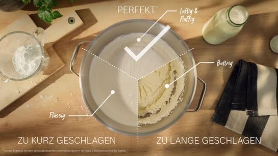 Serie 6 Küchenmaschine mit Waage 1600 W Schwarz, Edelstahl gebürstet MUMS6ZS34