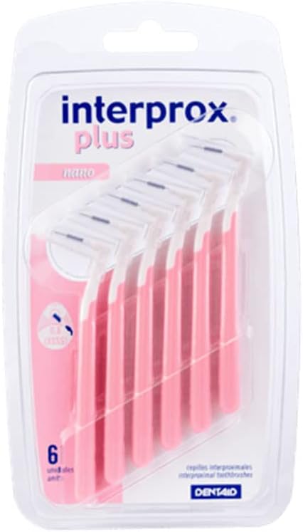 6x Interprox plus Interdentalbürsten rosa nano 6er Pack (6x 6er Pack)