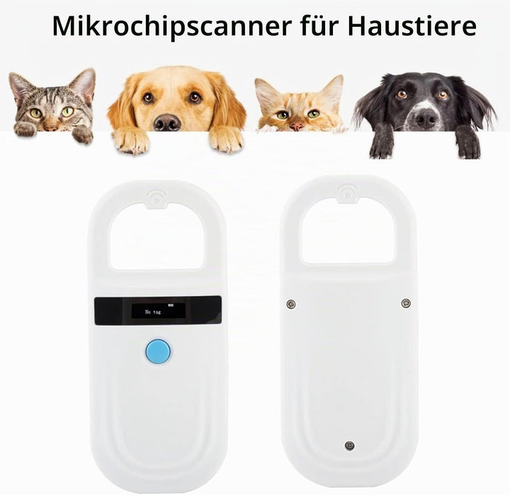 Honiwu Haustier-Mikrochip Scanner, 134,2Khz/125Khz Tier Chip Reader, Haustier-Leser, Wiederaufladbar