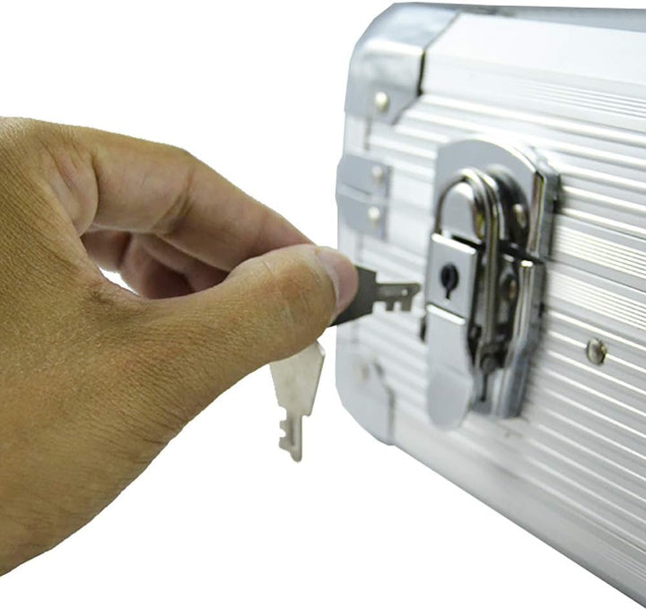 CAJA DE HERRAMIENTAS DE ALUMINIO 108 PIEZAS VASOS 1/2"