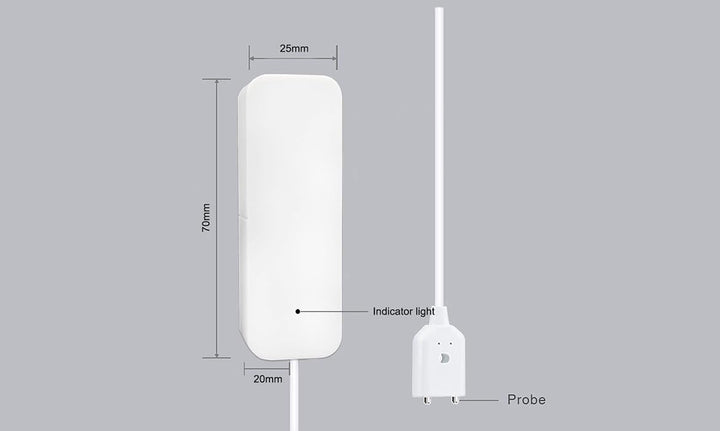 Sone Smart One Wasseralarmsensor mit WiFi, Batteriebetrieb, Smart Life/Tuya App kompatibel mit Alexa