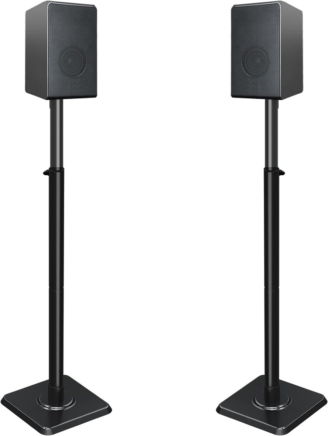 Mounting Dream Lautsprecherständer höhenverstellbar für Satelliten bis zu 5KG, 2er-Set Bodenständer