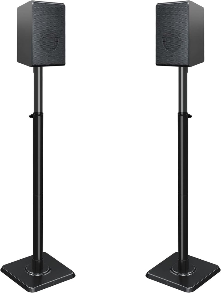 Mounting Dream Lautsprecherständer höhenverstellbar für Satelliten bis zu 5KG, 2er-Set Bodenständer