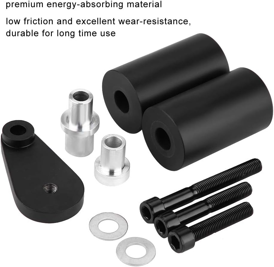 Qiilu Rahmen Slider, Metall Crash Protector Kit für ABS, Motorrad Ersatzteile Kit Rahmen Crash Prote