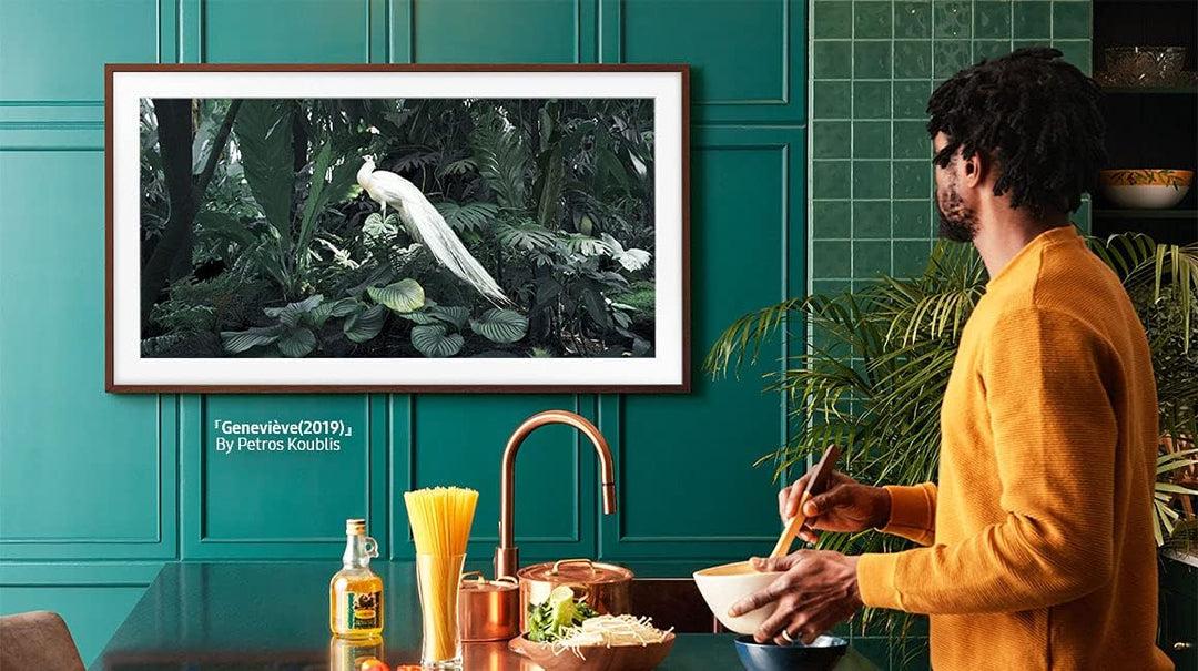 Samsung The Frame Rahmen 50 Zoll (VG-SCFA50BWBXC) in Modern Braun [2021] 50" Brown, 50" Brown