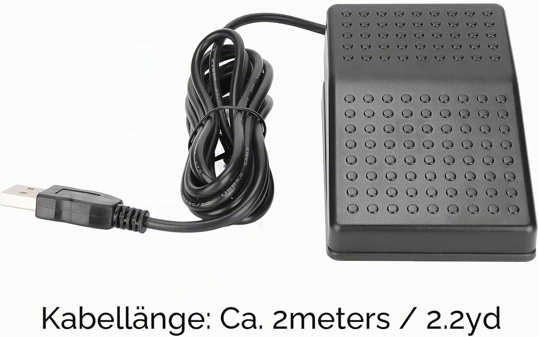 USB-Fussschalterpedal, Computer-Fusspedal-Anpassungsfunktion Hochempfindliches ABS-Material für univ