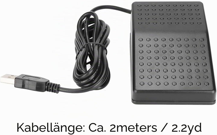 USB-Fussschalterpedal, Computer-Fusspedal-Anpassungsfunktion Hochempfindliches ABS-Material für univ